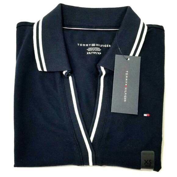 Tommy Hilfiger Women's Abby Polo Shirt Short Sleeve Stretch‎ - Picture 3 of 5